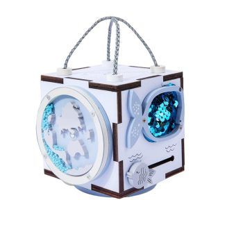 Portable Busy Board Box - Blue