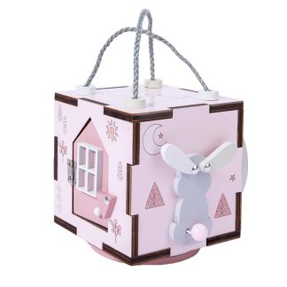 Portable Busy Board Box - Pink