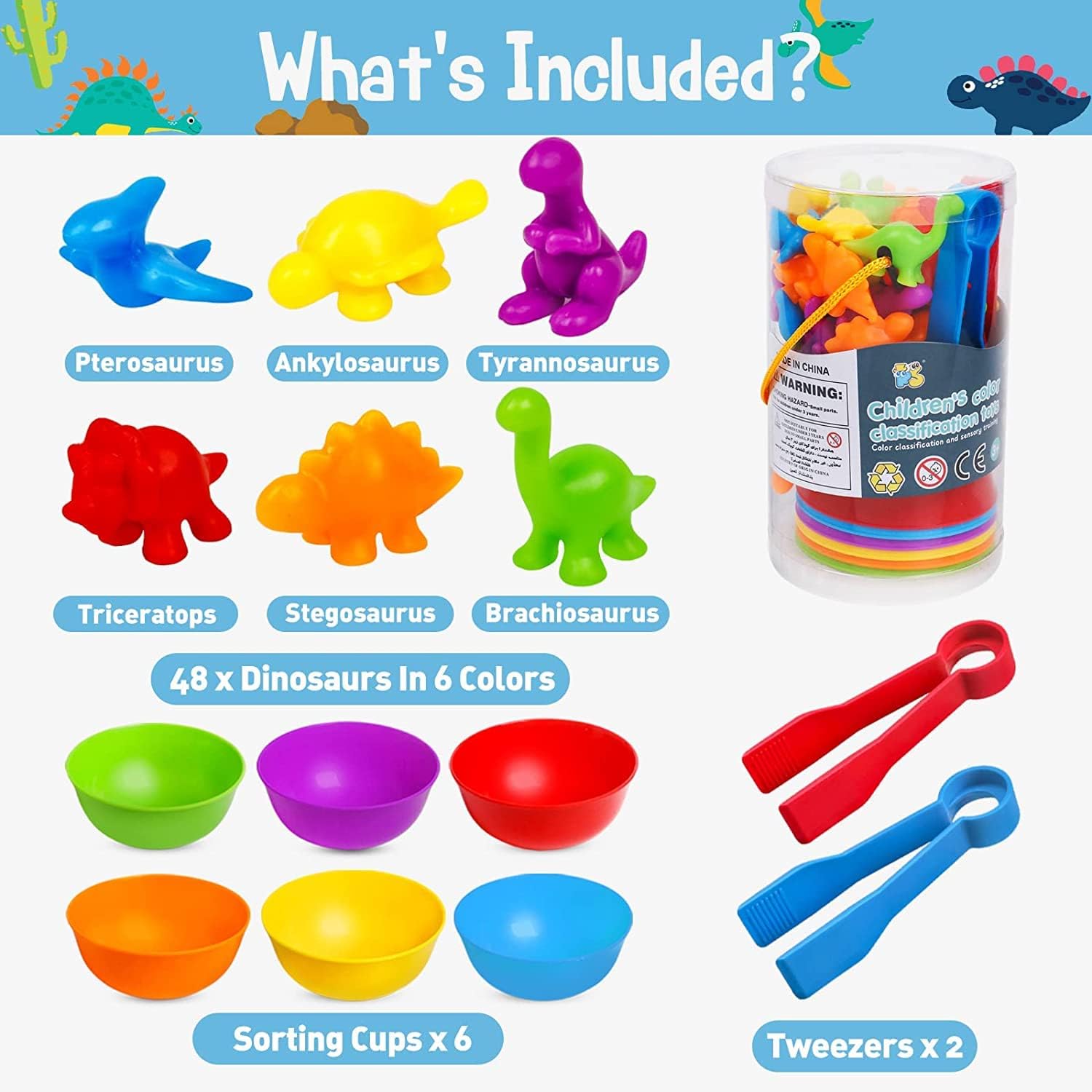 Math Games & Sensory Counters - Dinosaur - Image 2