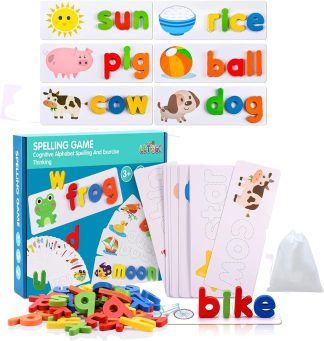 Spelling Wooden Word Learning Spelling Game