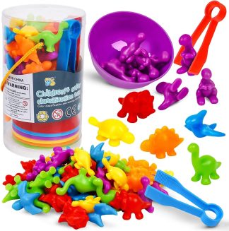 Math Games & Sensory Counters - Dinosaur