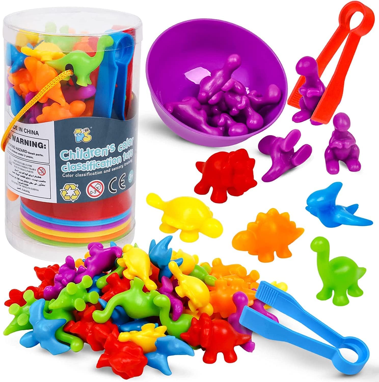 Math Games & Sensory Counters - Dinosaur