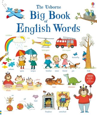 The Usborne Big book of English words board book