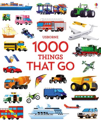 Usborne 1000 things that go hardcover book