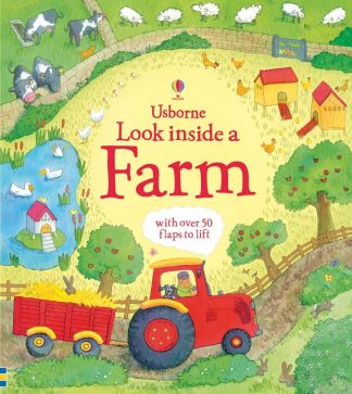 Usborne Lift the Flap look inside a Farm Board Book