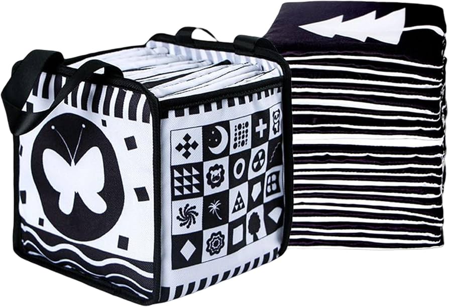 20 Flash Cards Set Fabric Cloth Book