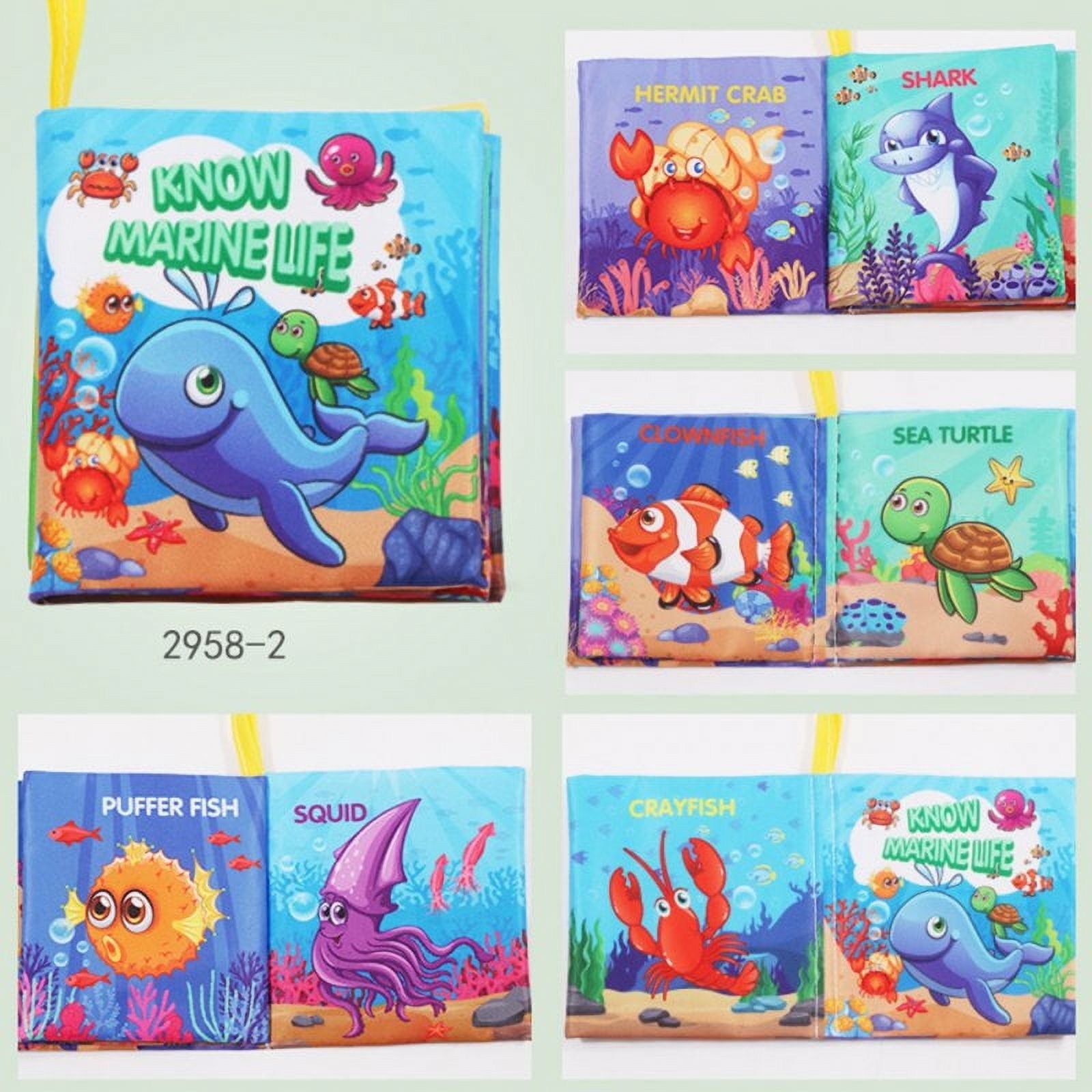 Know Marine Life Cloth/Fabric Book - Image 2