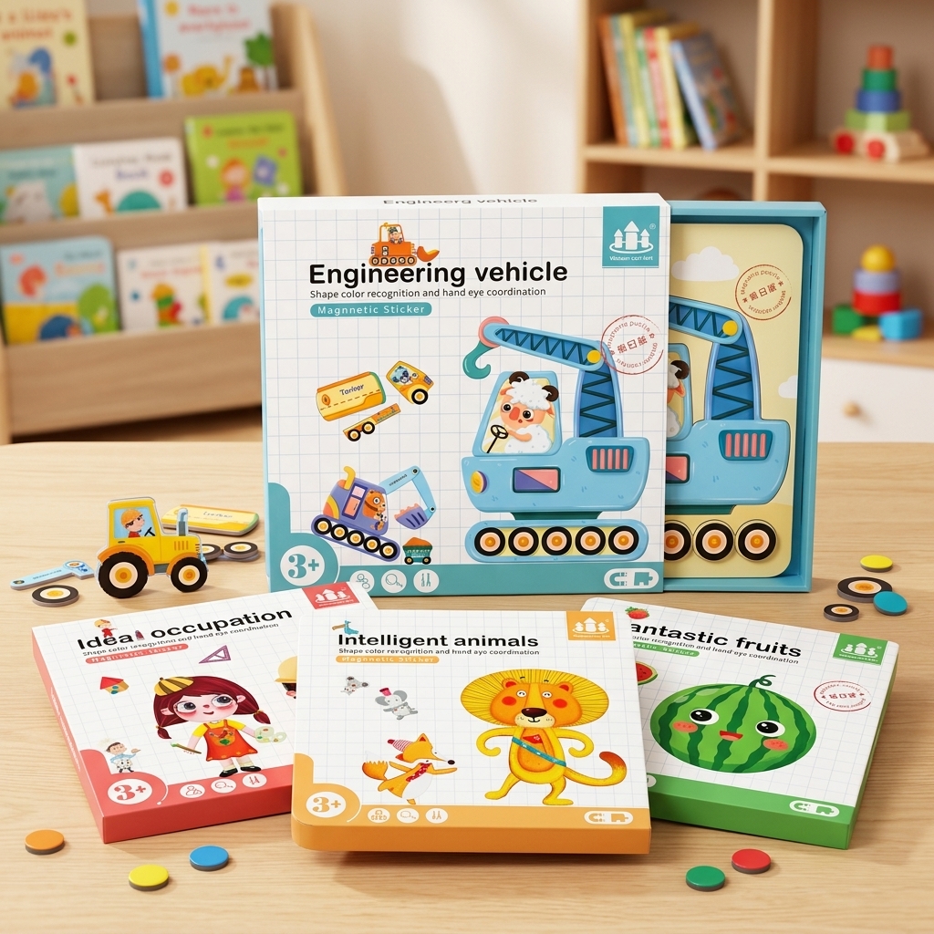 Magnetic Educational Puzzle for Kids