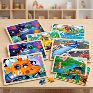 Big Adventure 60 Piece Wooden Puzzle Collection