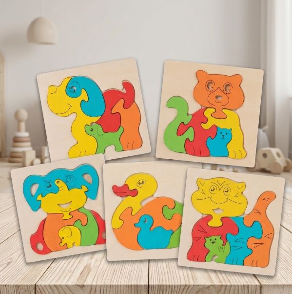Little Pals – Parent & Child Wooden Puzzle