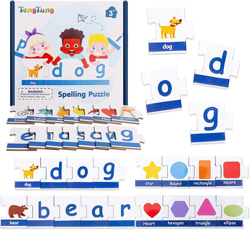 Dole Alphabet CVC Words Spelling Puzzle (90 Pieces)